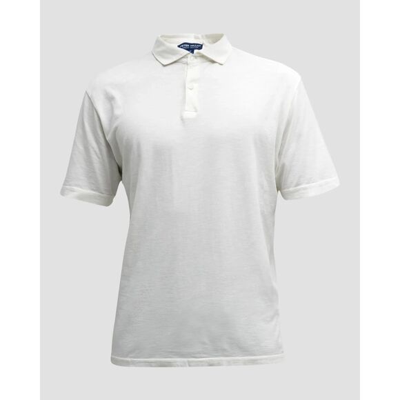 Peter Millar Men's Journeyman Polo Shirt, 100% Pima Cotton, XXL, White, $150 NEW - Picture 5 of 11